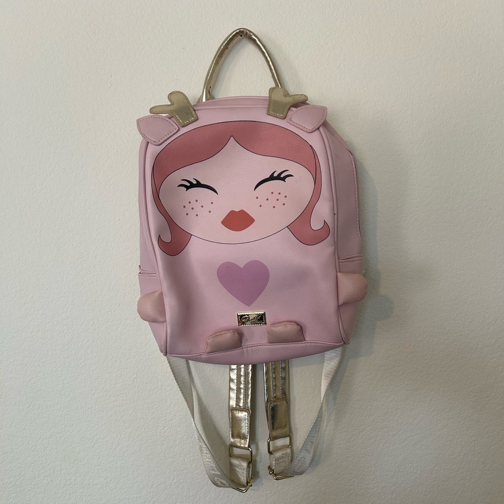 Betsy Johnson backpack reindeer girl